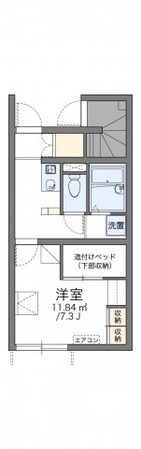 レオパレス昭和町の物件間取画像